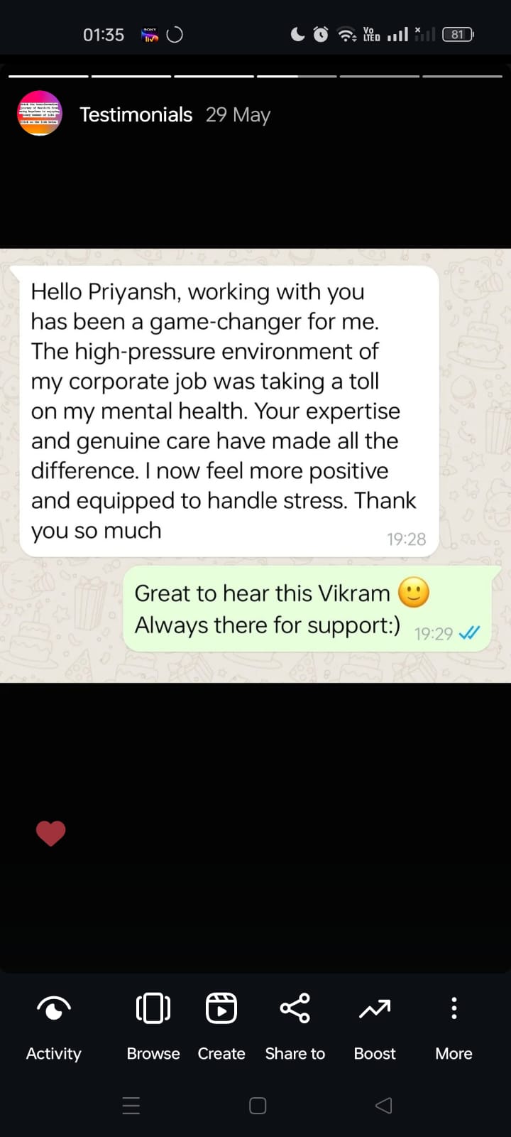 Client message 5