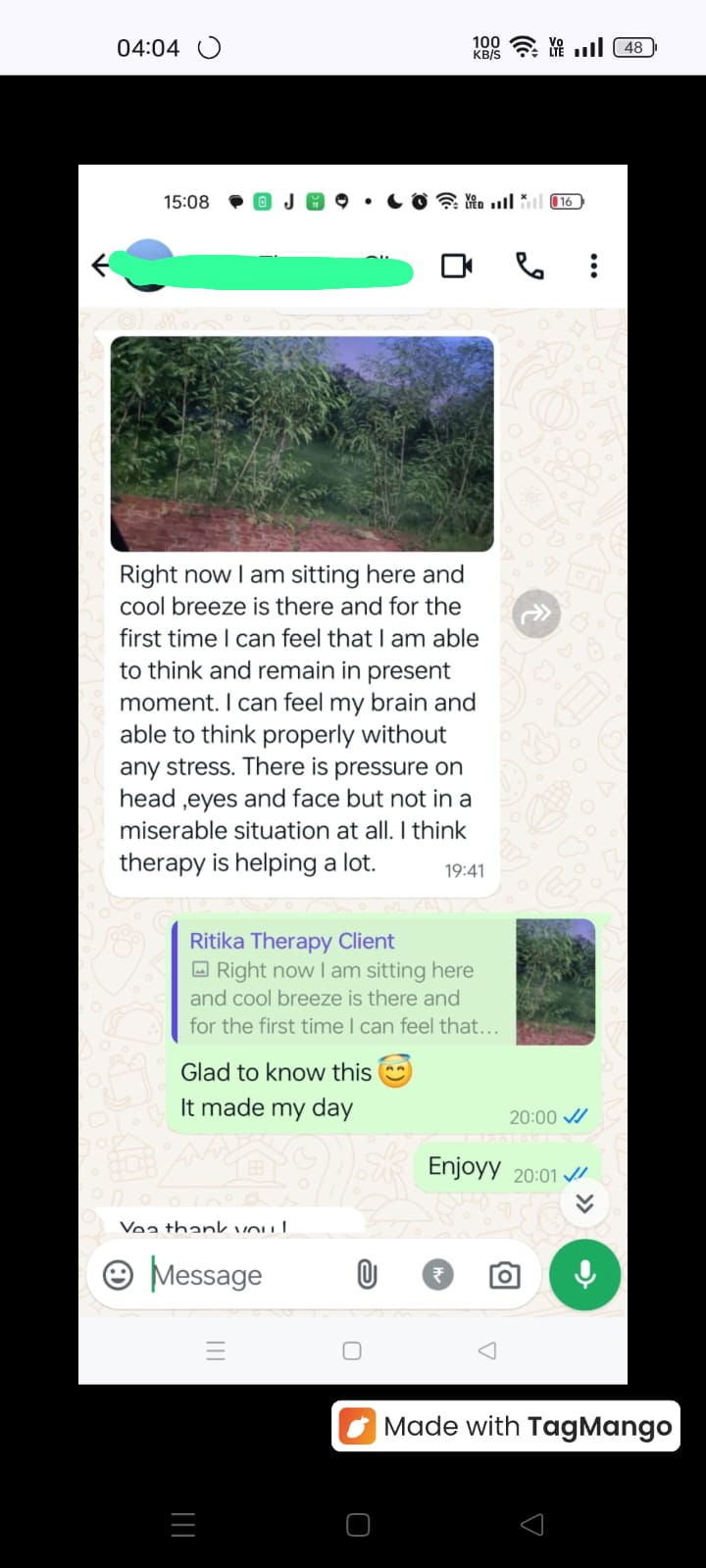 Client message 3
