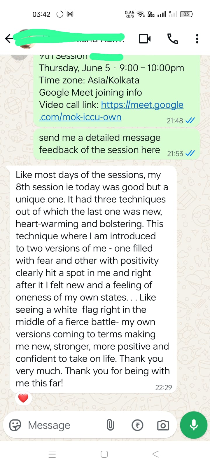 Client message 2